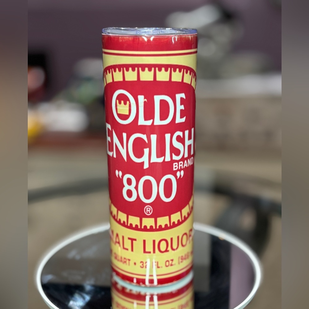 Red and Gold Decorative Tumbler